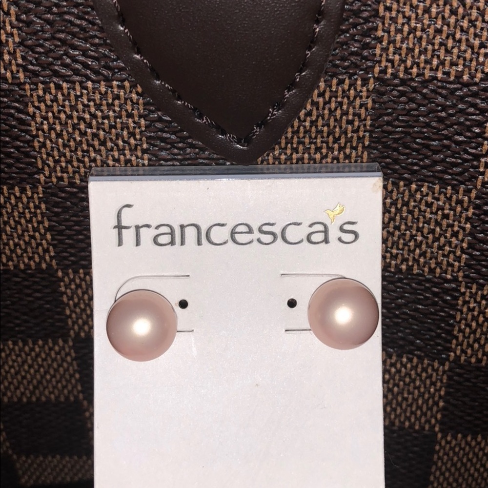 Francesca’s pearl earrings
